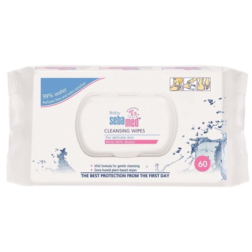 Toallitas Suavizantes Sebamed Baby 60u