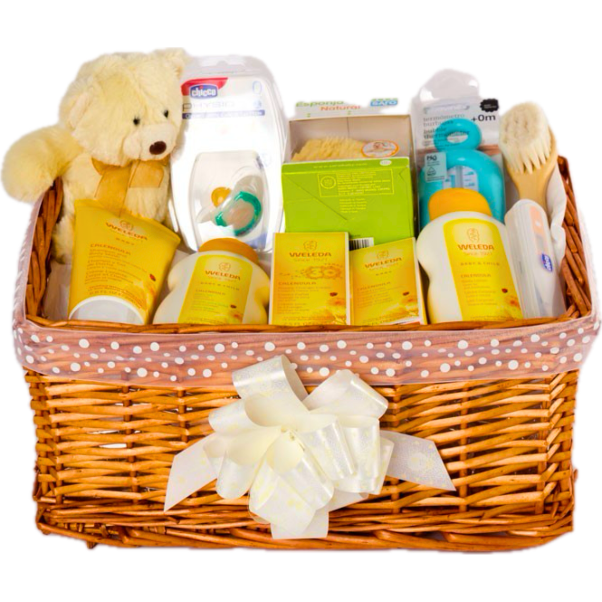 canastilla-bebe-ecologica-bio-regalo-babyshower-tucanastillaonline-baño-klorane-barcelona